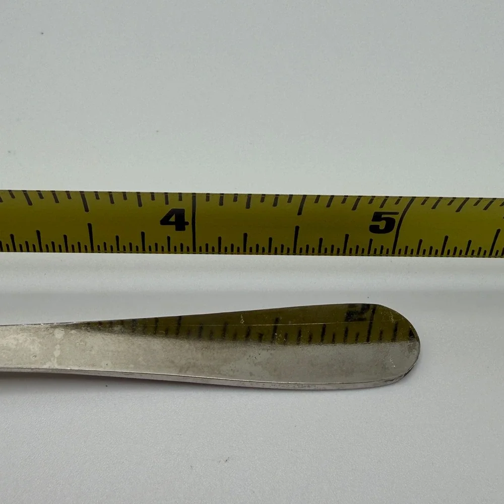 Vintage Italian Silver Plated Serving Fork 3-Tine Fork Made in Italy